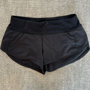 Black Speed Up Low-Rise Lined Short 2.5"
